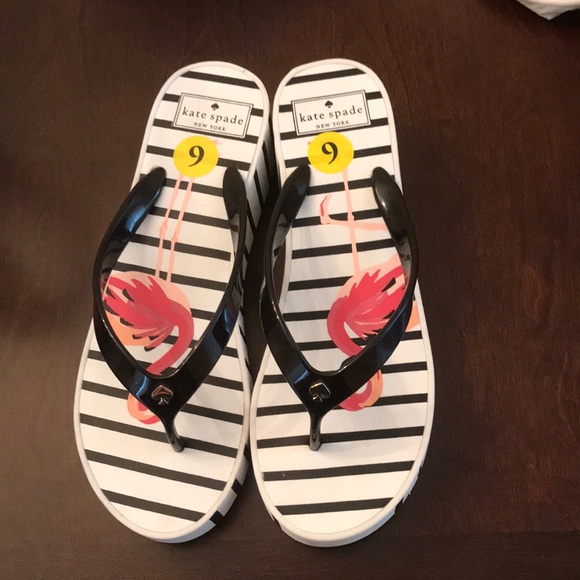 kate spade Shoes - Kate Spade Wedge Flip Flops